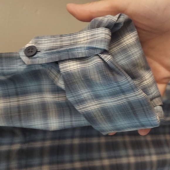 VAN HEUSEN Plaid Button Down Long Sleeve Collared Vented Shirt - Picture 14 of 14